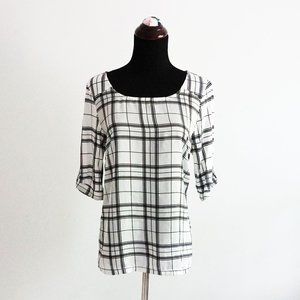 The Limited Lightweight Plaid Dress Shirt